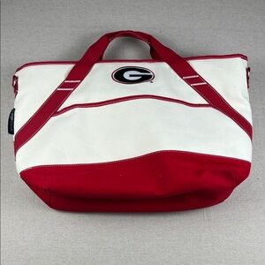 UGA Logobrands Large Canvas Insulated Bag